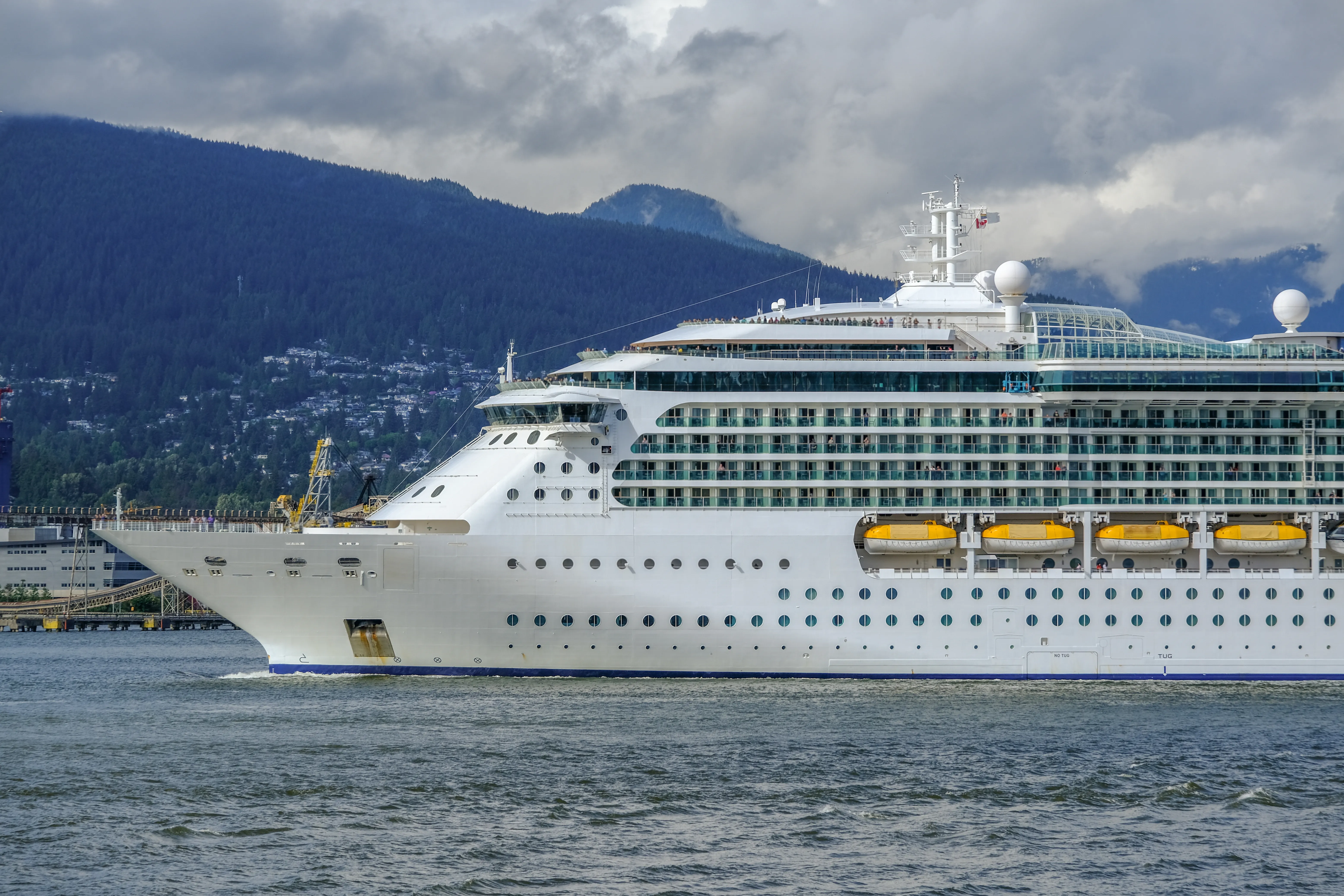 Royal Caribbean's Serenade of the Seas sailing out of Vancouver for Alaska